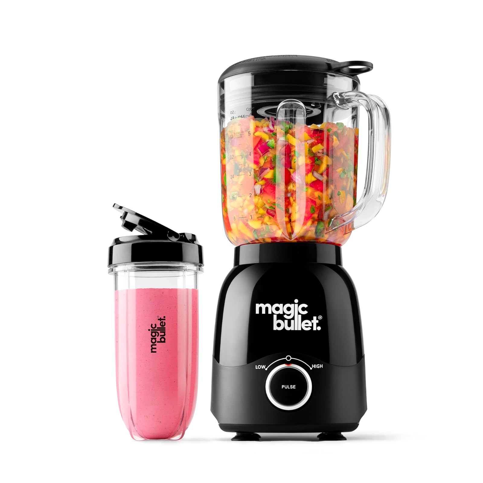 Magic Bullet Kombi-Mixer mit 1,27-Liter-Krug und Mixbecher
